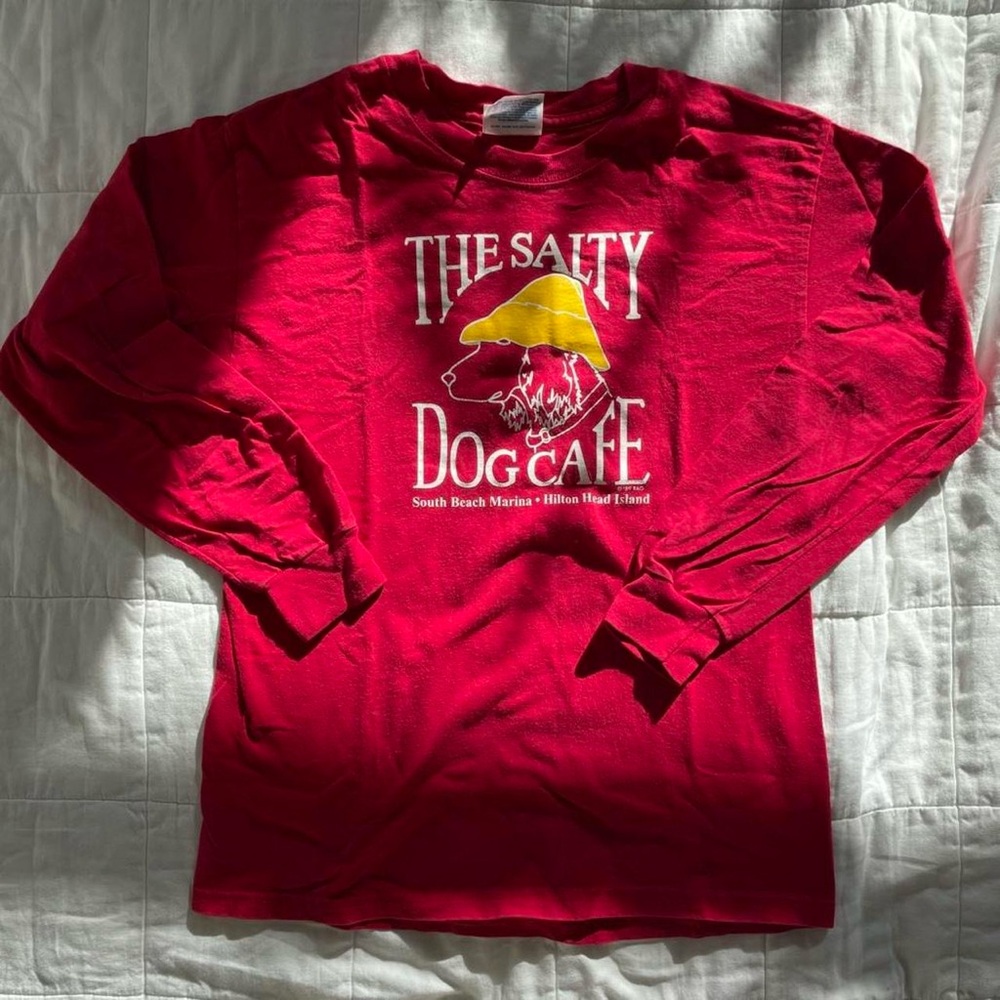 The Salty Dog Cafe Youth Red Long-Sleeve T-Shirt - L (14-16)